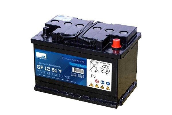 Exide Sonnenschein GF 12 051 Y 2 dryfit lead gel traction battery 12V 56Ah (5h) VRLA