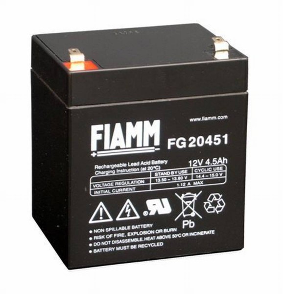 Fiamm FG20451 12 V 4.5Ah lead battery / AGM lead fleece