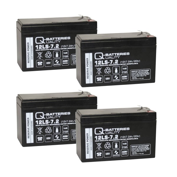 Spare battery for APC Smart-UPS SUA1500RMI2U RBC24 RBC 24 / brand battery with VdS