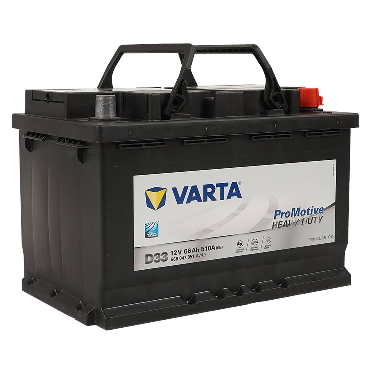 VARTA D33 ProMotive Heavy Duty 12V 66Ah 510A LKW Batterie 566 047 051, Starterbatterie, LKW & Nutzfahrzeuge, Kfz, Batterien für