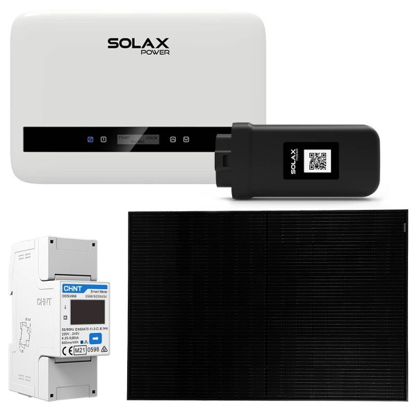 SolaX 3kWp Mini PV-Anlage mit X1 Boost 3,0kW und 3200W Solarpanele inkl. WiFi