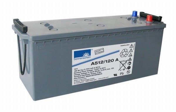 Exide Sonnenschein A512/120 A 12V 120Ah dryfit lead-gel battery VRLA