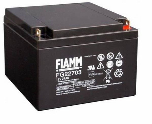 Fiamm FG22703 12V 27Ah lead battery / AGM lead fleece VdS