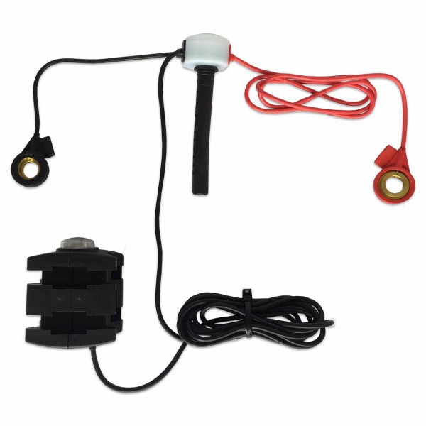 Level sensor for truck battery monitoring with external LED on connector 77mm