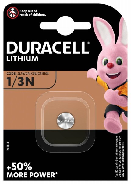Duracell Lithium DL 1/3N CR11108 photo battery (1 blister)