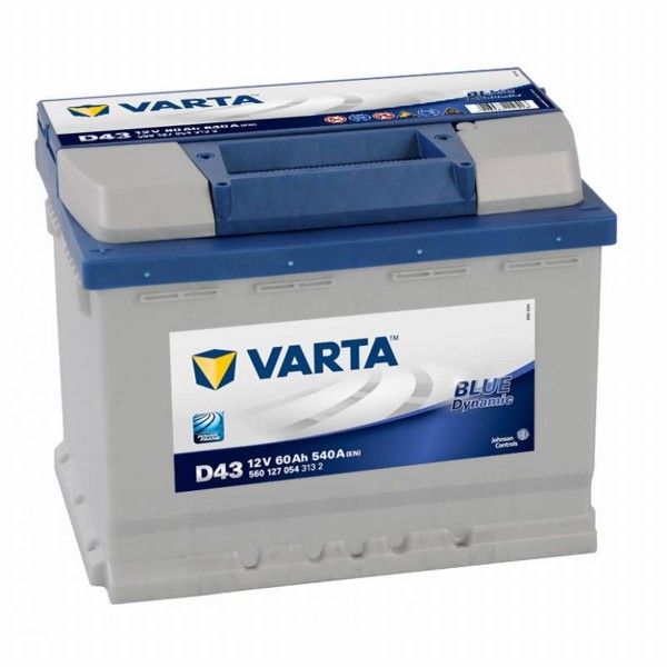 Varta BLUE Dynamic 560 127 054 3132 D43 12Volt 60Ah 540A/EN car battery