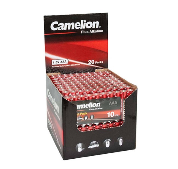Camelion PLUS Micro AAA battery (200er box)