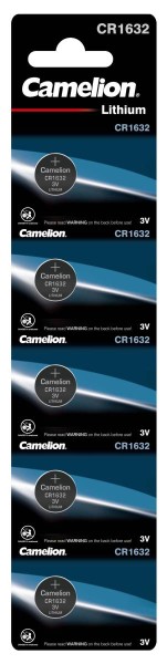 Camelion CR1632 Lithium Knopfzelle (5er Blister)