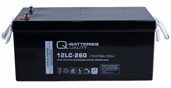 Q-Batteries 12LC-260 / 12V - 278Ah lead accumulator cycle type AGM - Deep Cycle VRLA