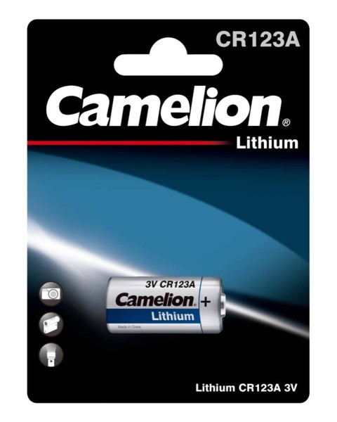 Camelion Lithium CR123A 3V photo battery (1 blister)