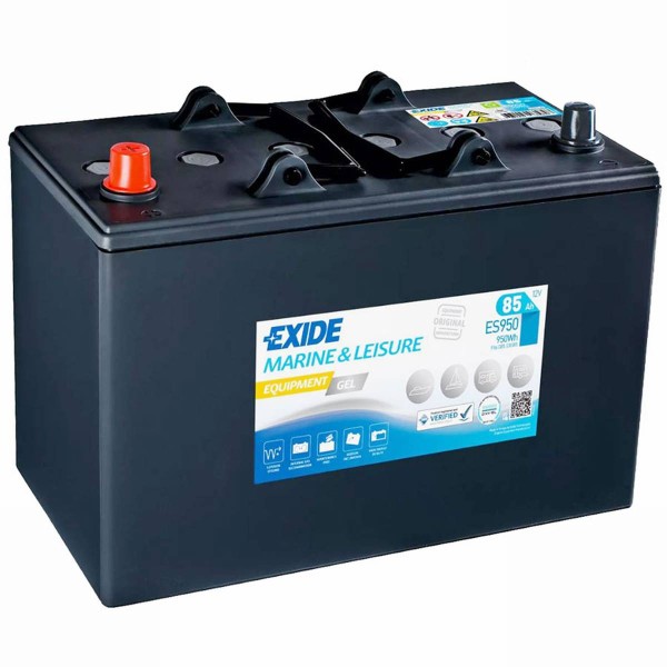 Exide ES 950 (replaces G85) 12V 85Ah lead gel battery VRLA