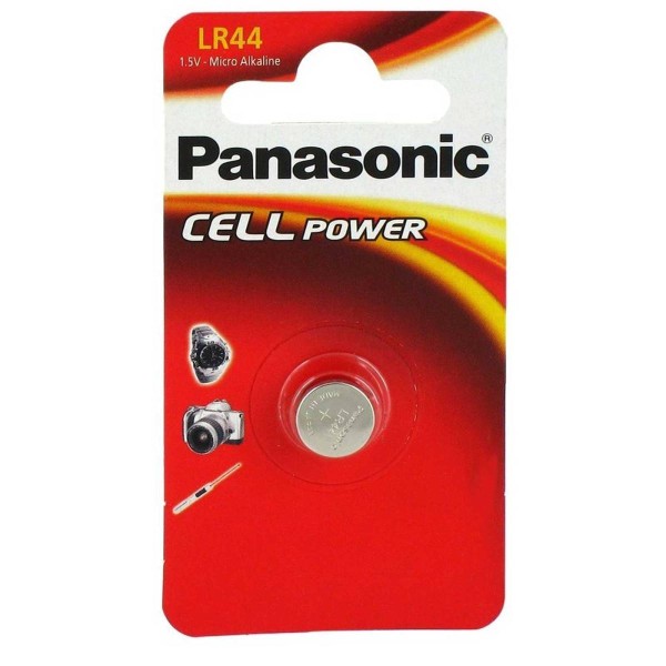 Panasonic LR44 Alkaline Button Cell (1 blisters)