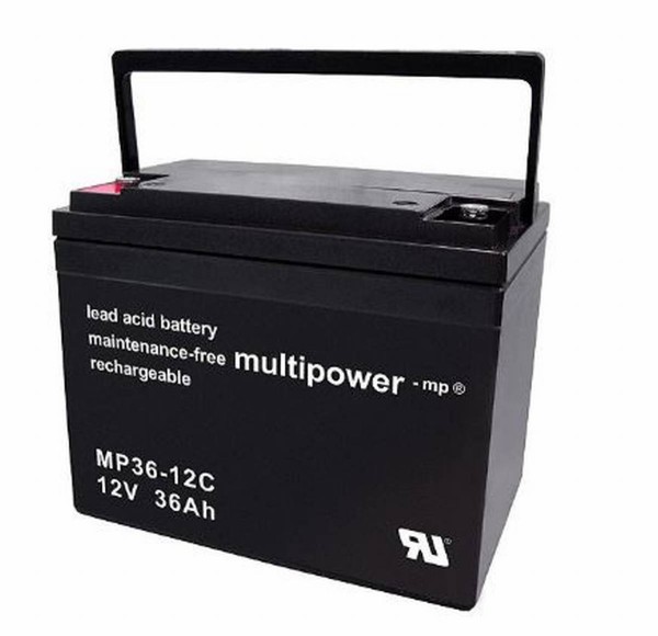 Multipower MP36-12C / 12V 36Ah lead battery AGM Cycle type