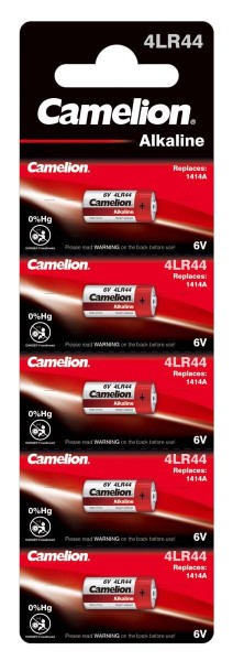 Camelion 4LR44 alkaline manganese battery (5 blisters)