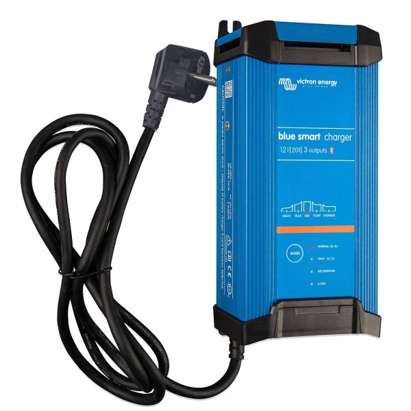 Victron IP22 12/20 (3) Blue Smart charger for lead and lithium batteries
