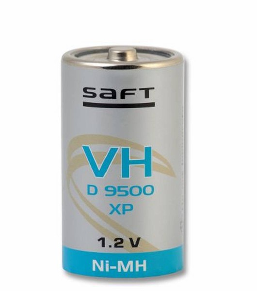 Saft VH D 9500 XP 1,2V 9500mAh NiMH D-Zelle 58,2 H x 32,15Ø mm