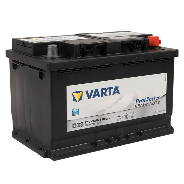 Varta ProMotive HD 566 047 051 A742 D33 12Volt 66Ah 510A/EN Starter battery