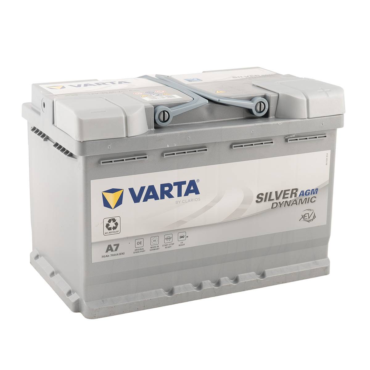 VARTA A7 Silver Dynamic AGM 12V 70Ah 760A Autobatterie Start-Stop 570 901  076, Starterbatterie, Boot, Batterien für