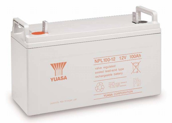 Yuasa NPL100-12 100Ah 12V Lead-Acid Battery Long Life AGM Battery