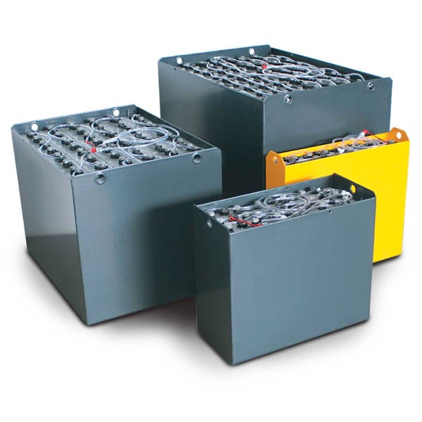 Q-Batteries 24V Gabelstaplerbatterie 2 PzS 180 Ah (750 * 215 * 540mm L/B/H) Trog 57234009 inkl. Aqua
