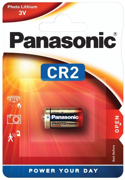 Panasonic CR2 3V Photo Power Lithium Battery (pack of 1)