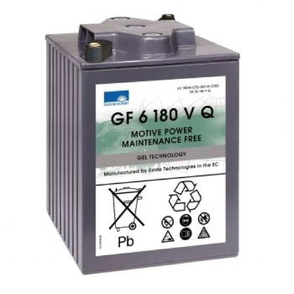 Exide Sonnenschein GF 06 180 V Q dryfit lead gel traction battery 6V 180Ah (5h) VRLA