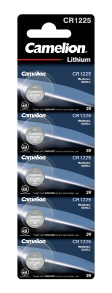 Camelion CR1225 lithium button cell (5 blister)