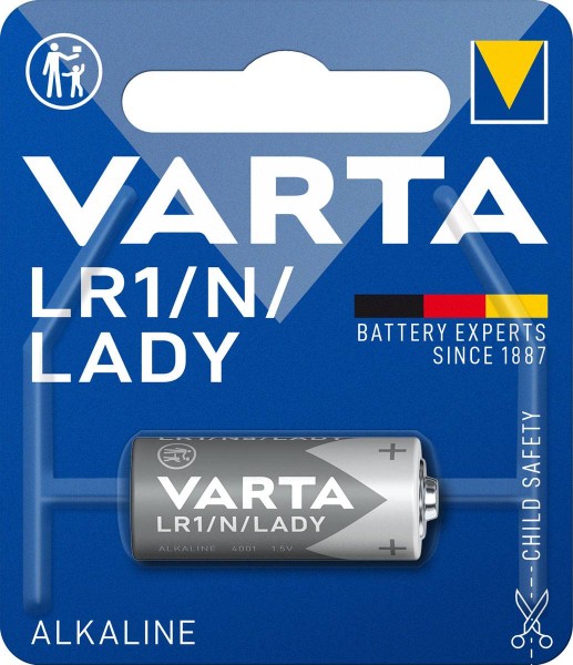 Varta Electronics Lady LR1 4001 N Fotobatterie 1,5V (1er Blister)