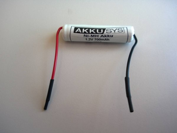 Replacement battery for electric toothbrush 1,2V 700mAh NiMH cable