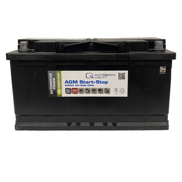 Q-Batteries Start-Stop car battery AGM95 12V 95 Ah 850A