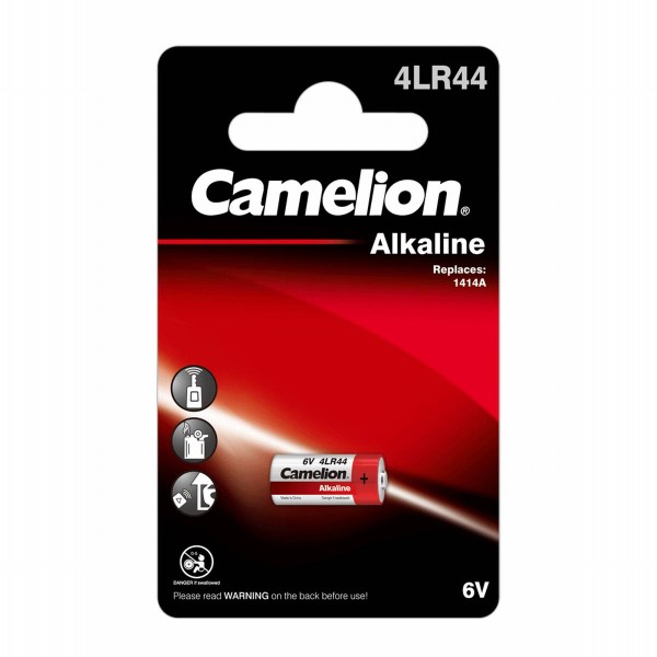 Camelion 4LR44 Alkali-Mangan Batterie (1er Blister)