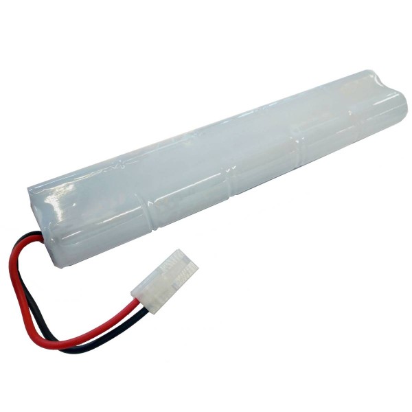 Battery Pack 12V 4500mAh rod NiMH L5x2 10xSC + cable connection 2,5mm² 110mm with Tamiya plug