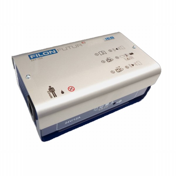 IEB Filon Futur S+ E230 G24/8 B70-FP (AC mains) for lead battery 24V 8A charging current XLR plug