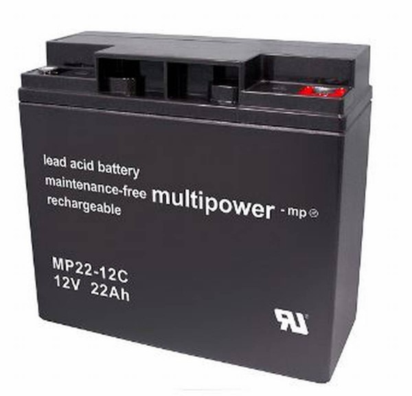 Multipower MP22-12C / 12V 22Ah lead battery cycle type