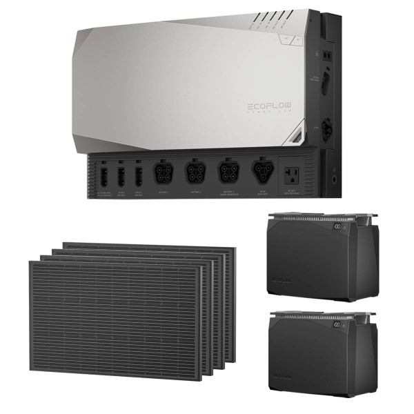 EcoFlow Get Set Kit mit 4kWh Power Kit und 400W Solarpanels
