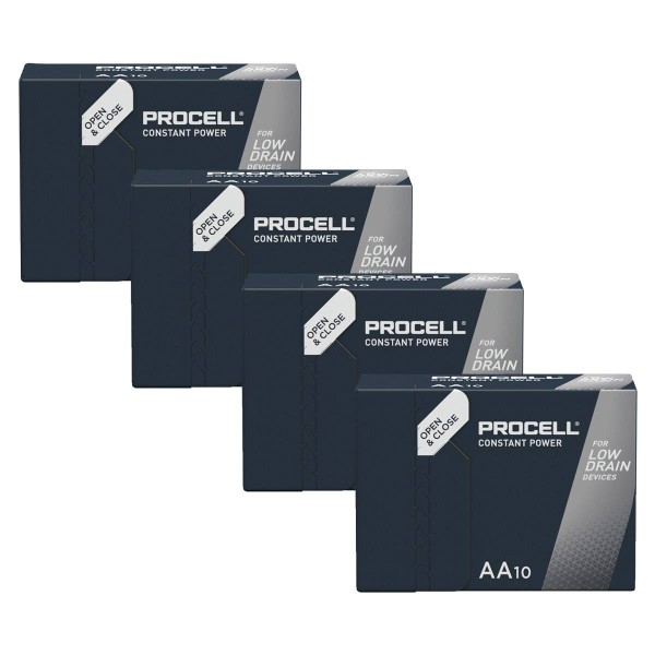 Duracell Procell Constant Alkaline LR6 Mignon AA Batterie MN 1500 1,5V 40 Stk. (Box)