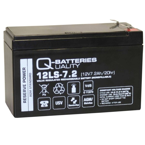 Replacement battery for Satel Integra 24 AGM battery 12V 7.2 Ah with VdS