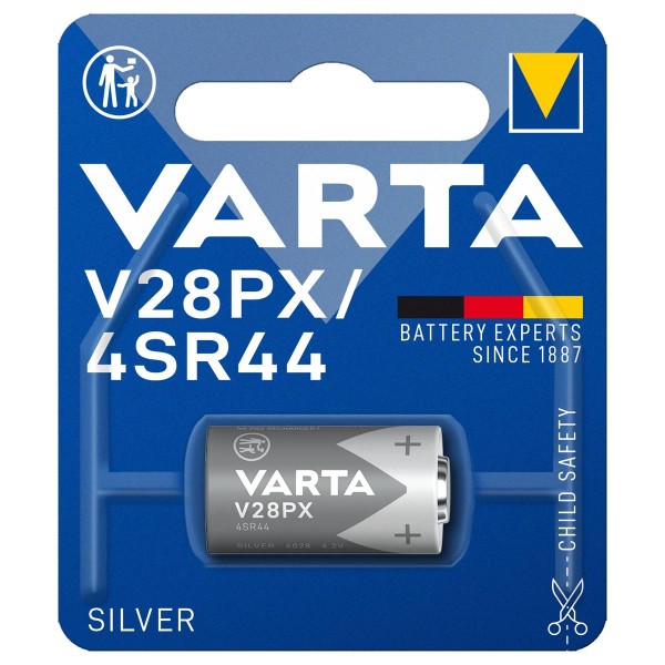 Varta V28PX/4SR44 Fotobatterie 6,2V Silberoxid (1er Blister)