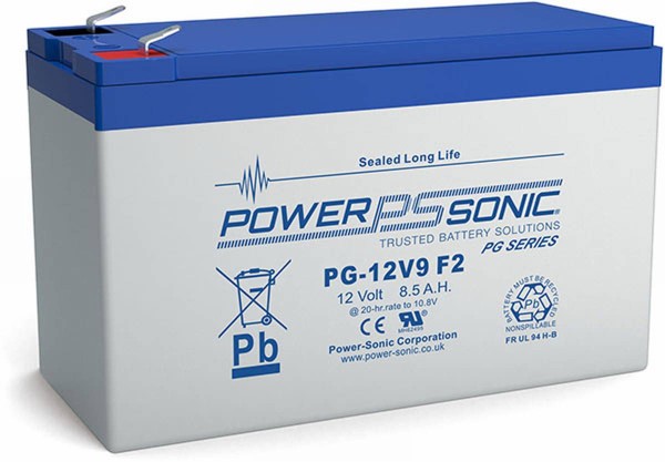 Powersonic PG-12V9 12V 8.5 Ah lead non-woven battery AGM VRLA