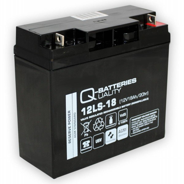 Replacement battery for Satel Integra 32 AGM battery 12V 18 Ah with VdS