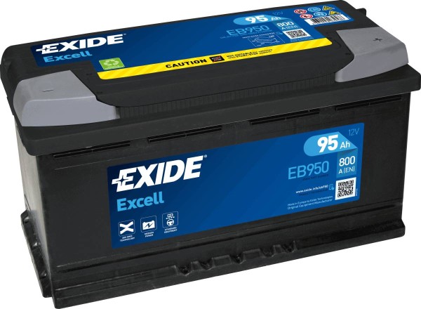 Exide EB950 Excell 12V 95 Ah 800A car battery