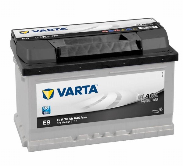 Varta BLACK Dynamic 570 144 064 3122 E9 12V 70Ah 640A/EN car battery