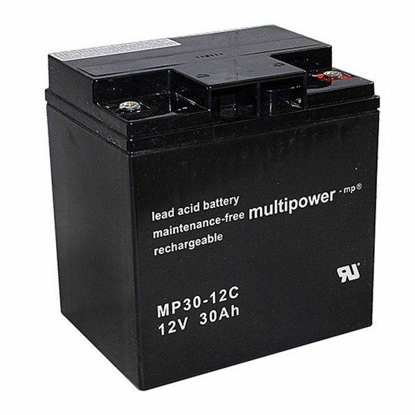 Multipower MP30-12C / 12V 30Ah lead battery cycle type