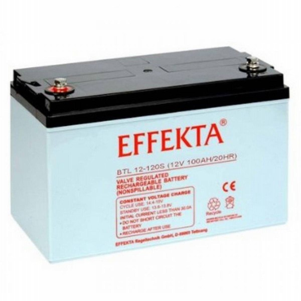 Effekta BTL 12-120 S 12V 120Ah lead battery / lead fleece battery AGM VRLA