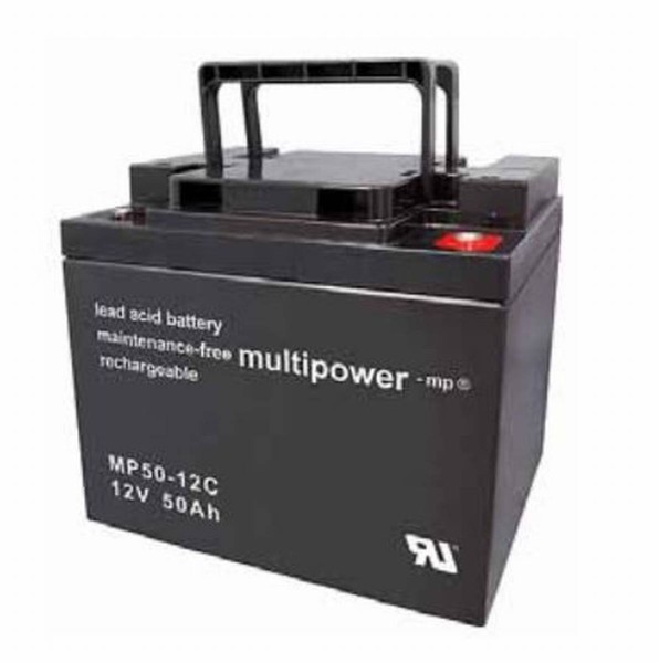 Multipower MP50-12C / 12V 50Ah lead battery cycle type
