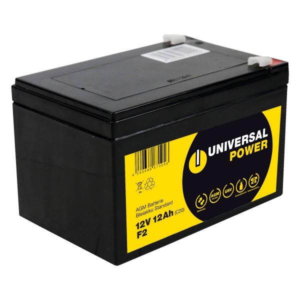 Universal Power AGM UPC12-12 12V 12 Ah (C20) AGM battery cycle-resistant maintenance-free