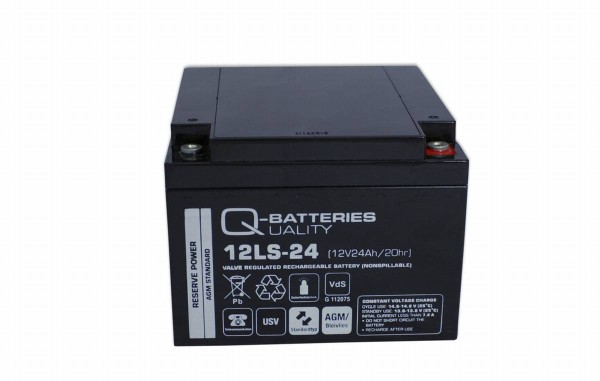 Replacement battery for Satel Integra 64 AGM battery 12V 24 Ah with VdS