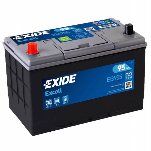 Exide EB955 Excell 12V 95 Ah 720A car battery