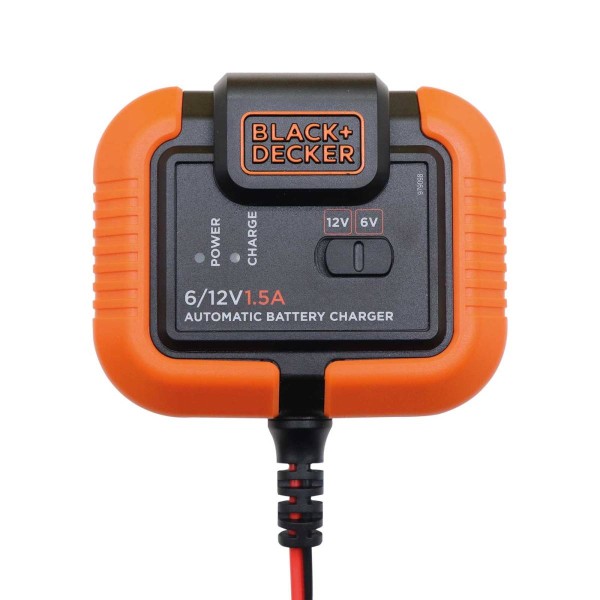 Black + Decker Multifunction charger 6V & 12V 1.5A for lead batteries IP20
