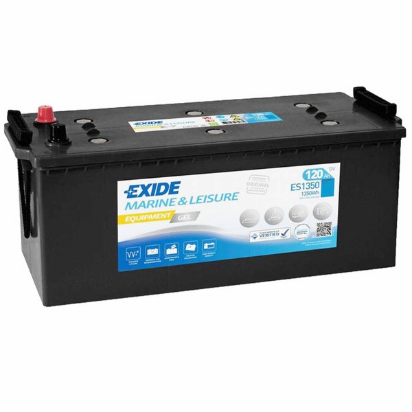 Exide ES 1350 (replaces G120) 12V 120Ah lead gel battery VRLA